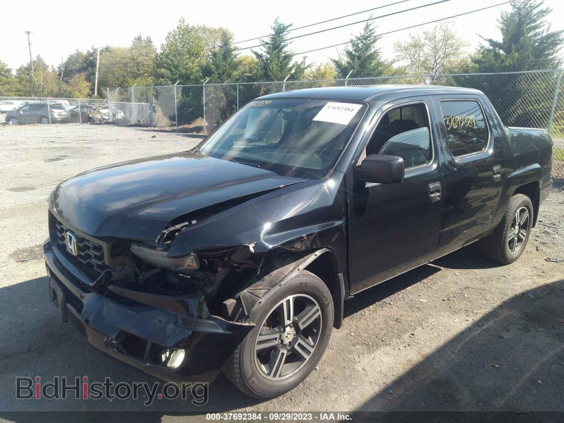 2012 HONDA RIDGELINE - VIN: 5FPYK1F70CB455547 - Фото 2