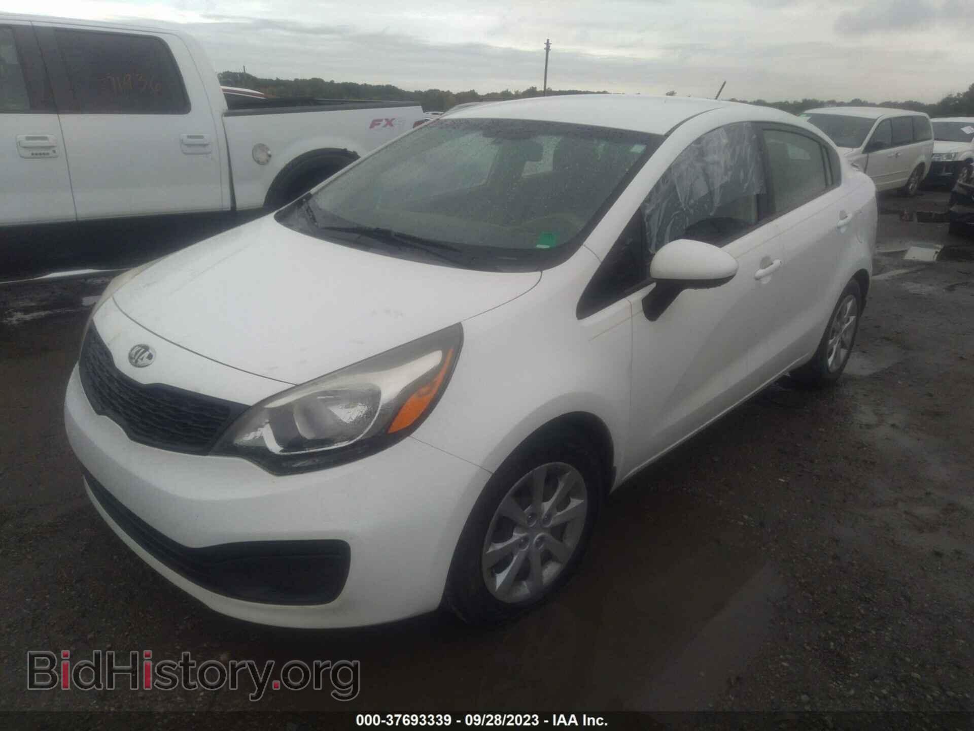 2013 KIA RIO - VIN: KNADM4A33D6299716 - Фото 2