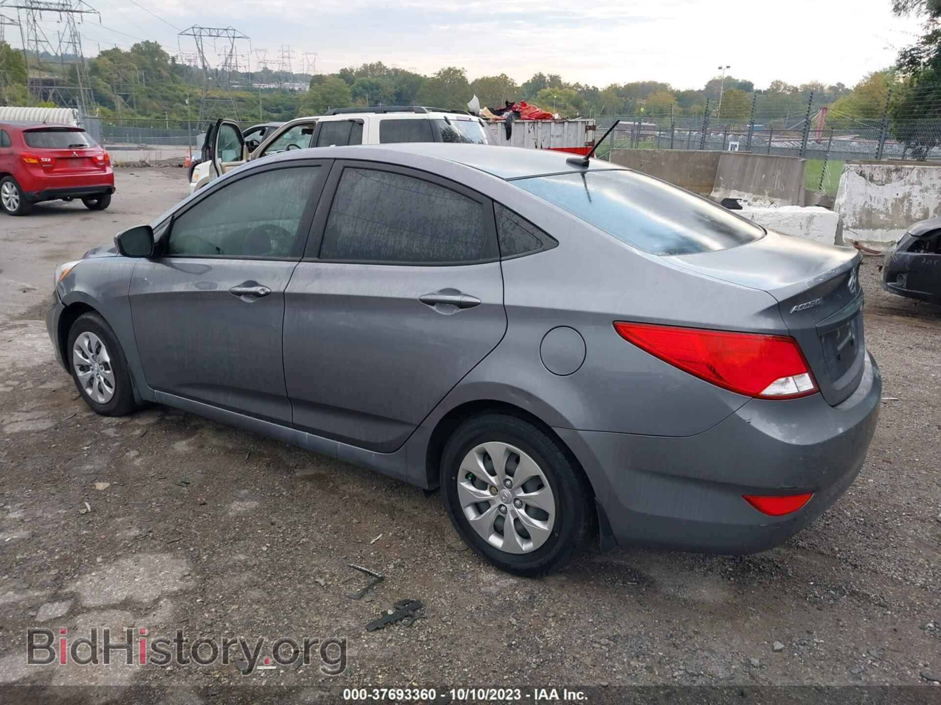 2016 HYUNDAI ACCENT - VIN: KMHCT4AE1GU113881 - Фото 3