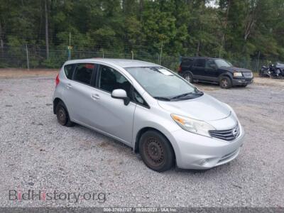2014 Nissan VERSA NOTE SV, серебристый — VIN 3N1CE2CP2EL359317, IAAI