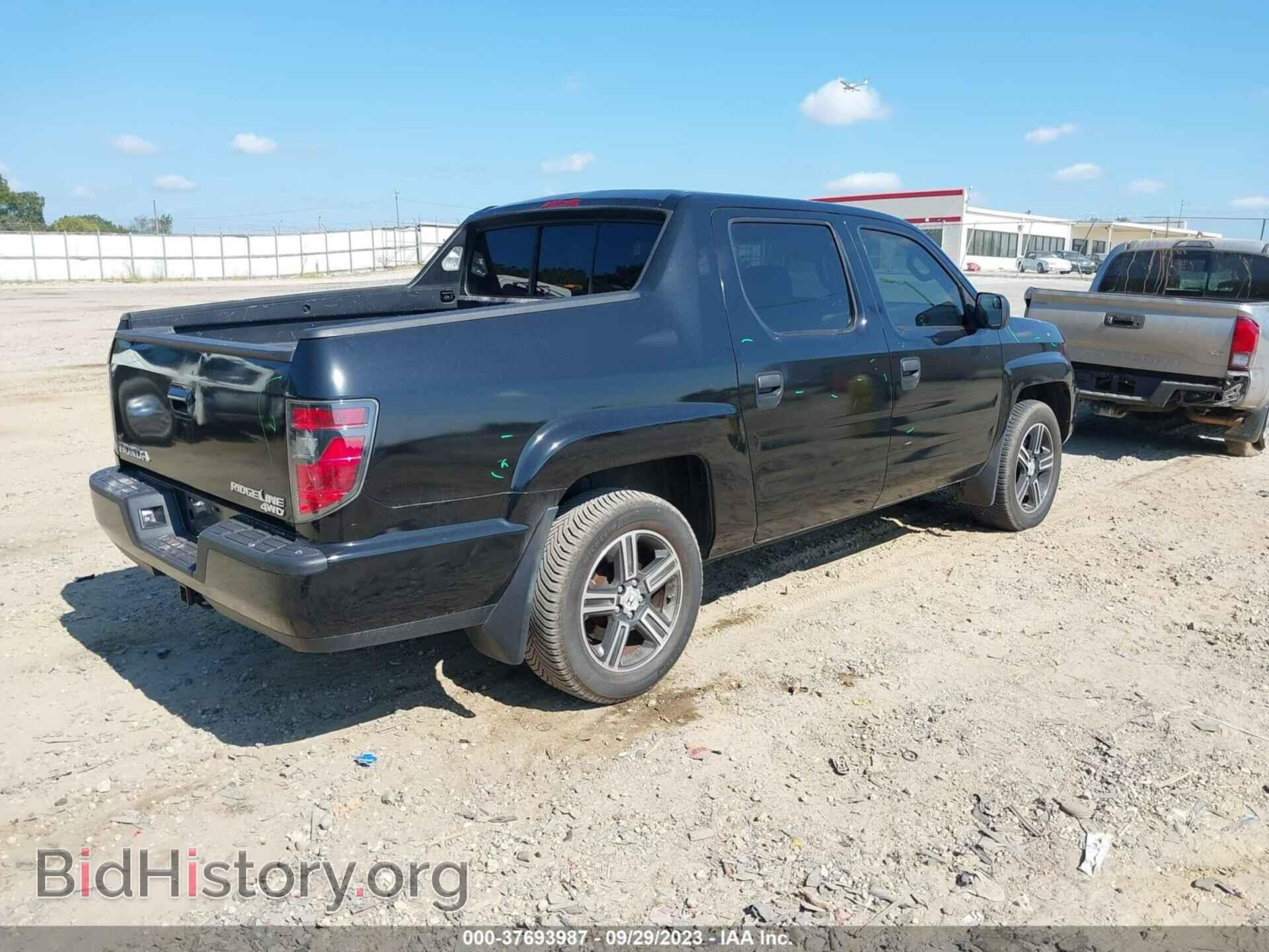 2014 HONDA RIDGELINE - VIN: 5FPYK1F7XEB008582 - Фото 4