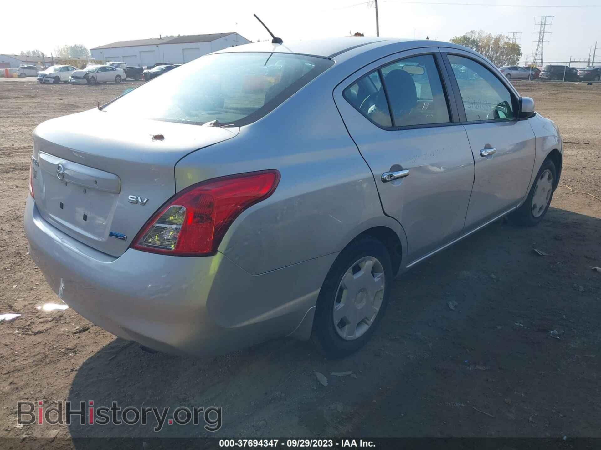 2012 NISSAN VERSA - VIN: 3N1CN7AP3CL900839 - Фото 4