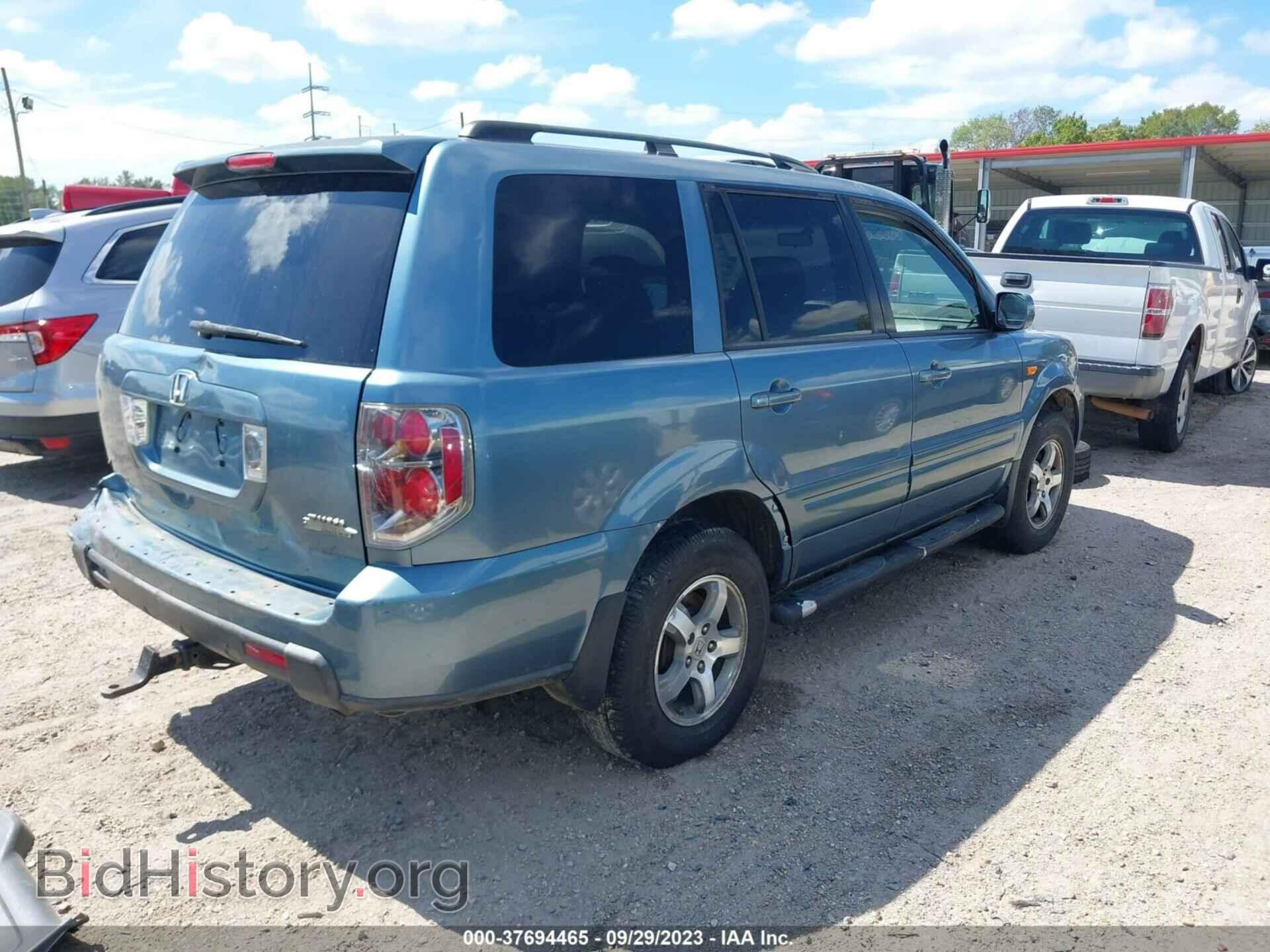2007 HONDA PILOT - VIN: 5FNYF28437B028651 - Фото 4