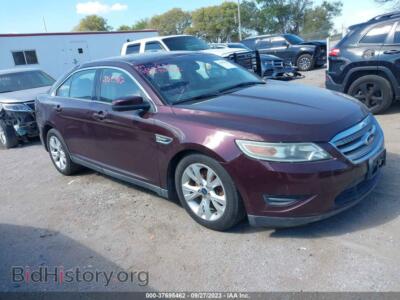 2011 Ford TAURUS SEL, темно-бордовый — VIN 1FAHP2EW4BG129429, IAAI