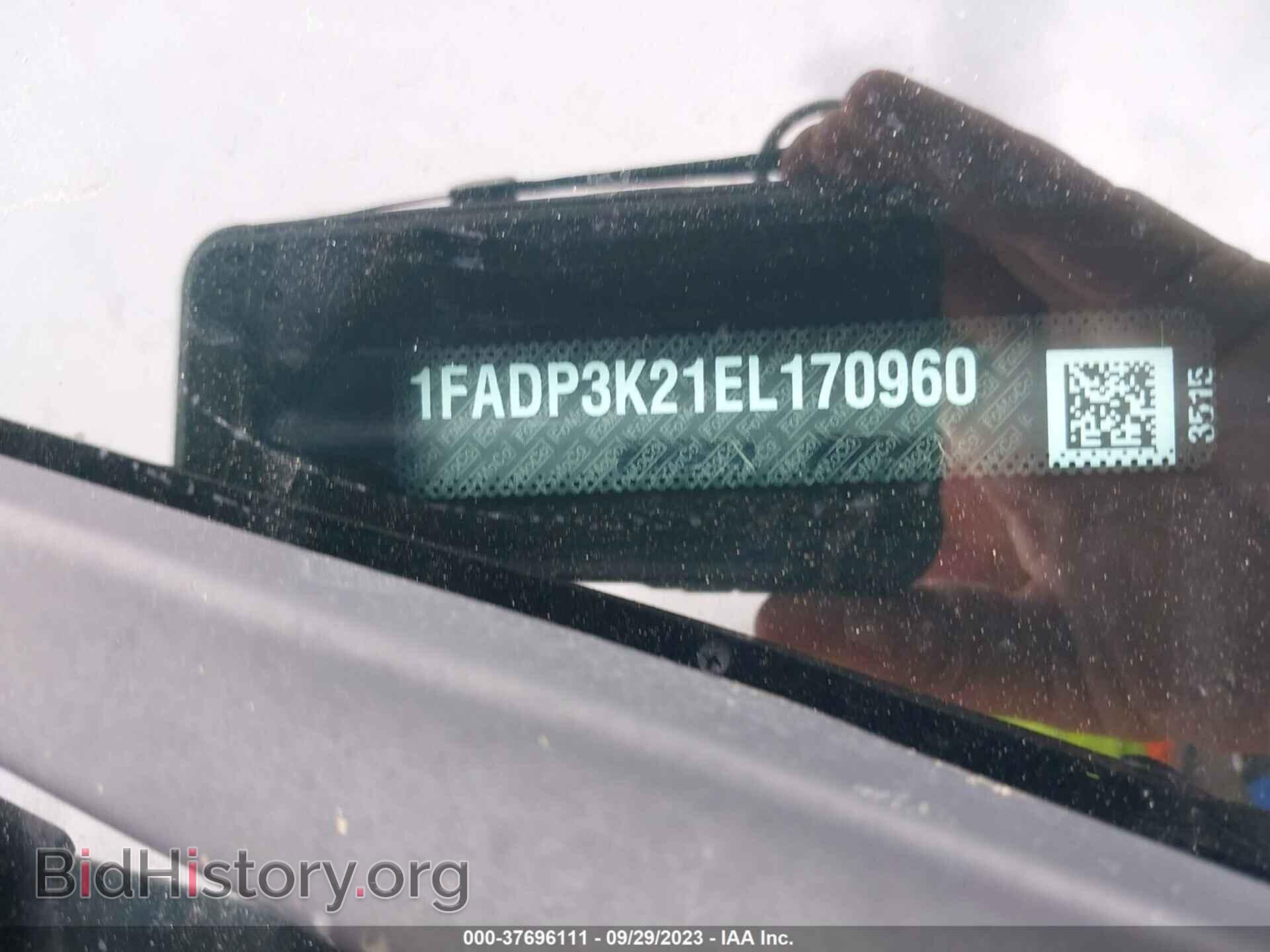 2014 FORD FOCUS - VIN: 1FADP3K21EL170960 - Фото 9