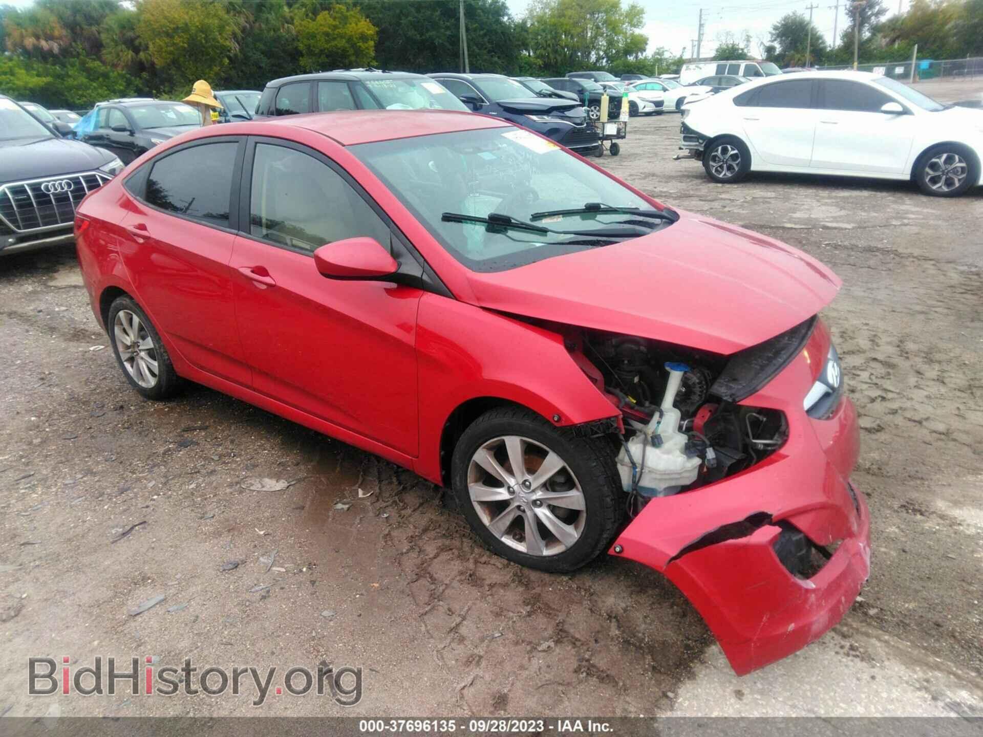 Photo KMHCU4AE5CU125152 - HYUNDAI ACCENT 2012