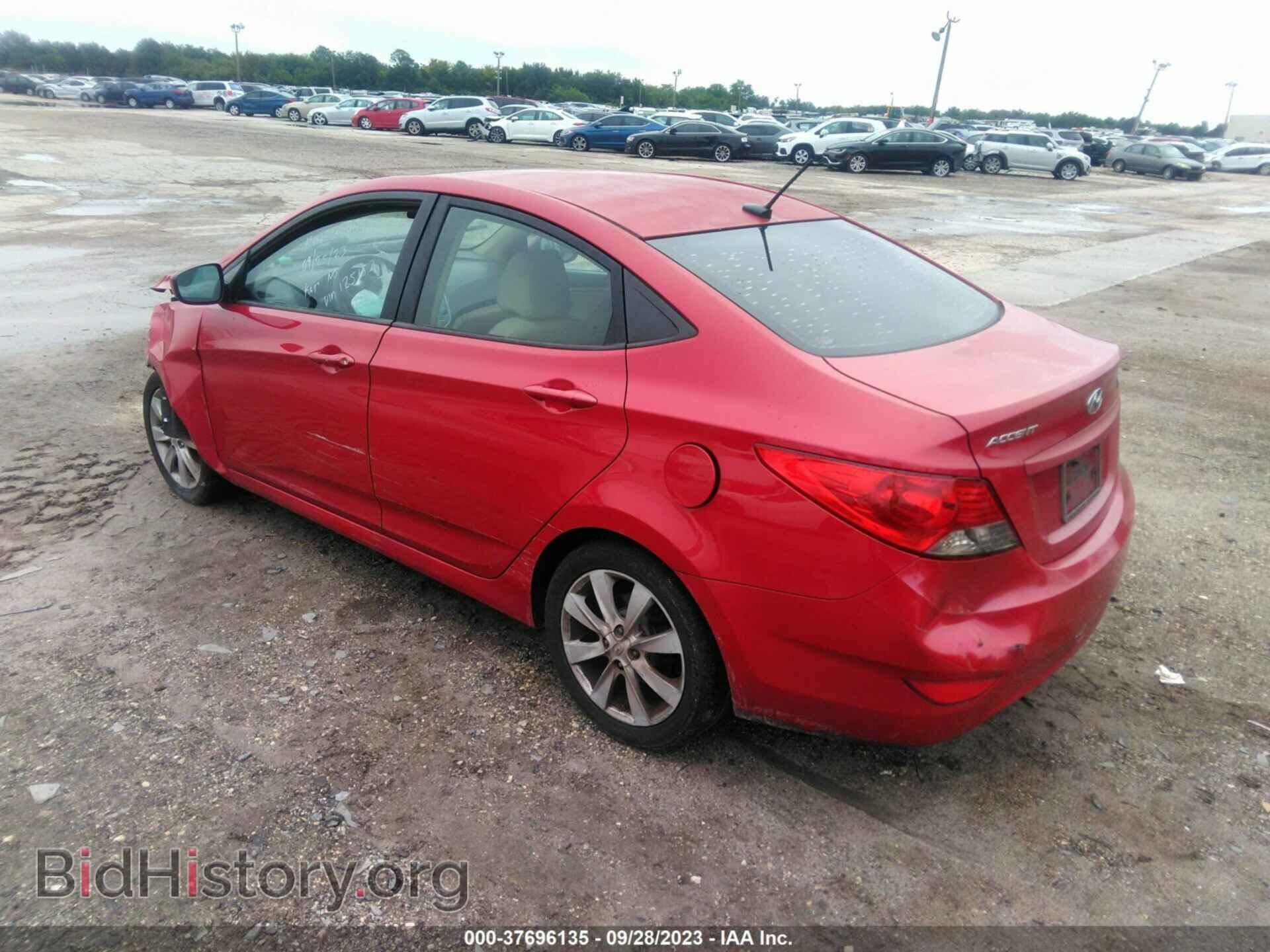 2012 HYUNDAI ACCENT - VIN: KMHCU4AE5CU125152 - Фото 3