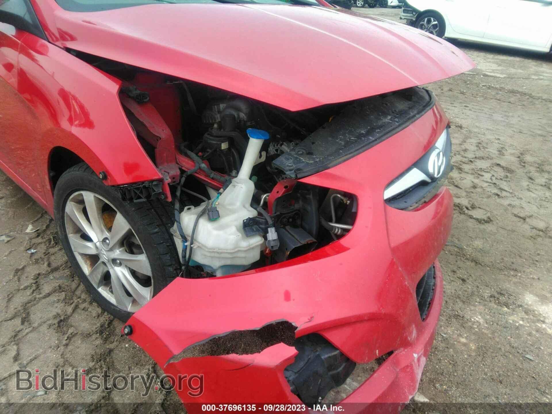 2012 HYUNDAI ACCENT - VIN: KMHCU4AE5CU125152 - Фото 6
