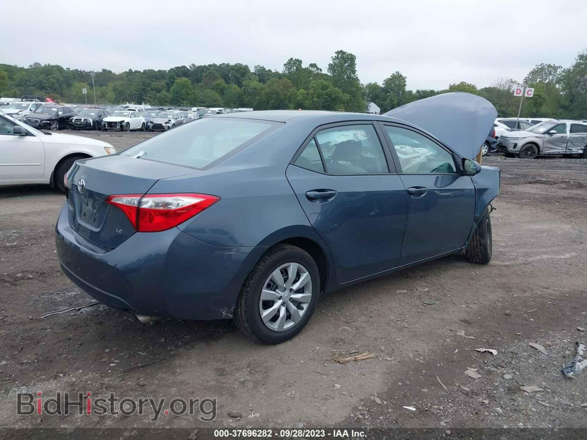 2014 TOYOTA COROLLA - VIN: 2T1BURHE2EC019986 - Фото 4