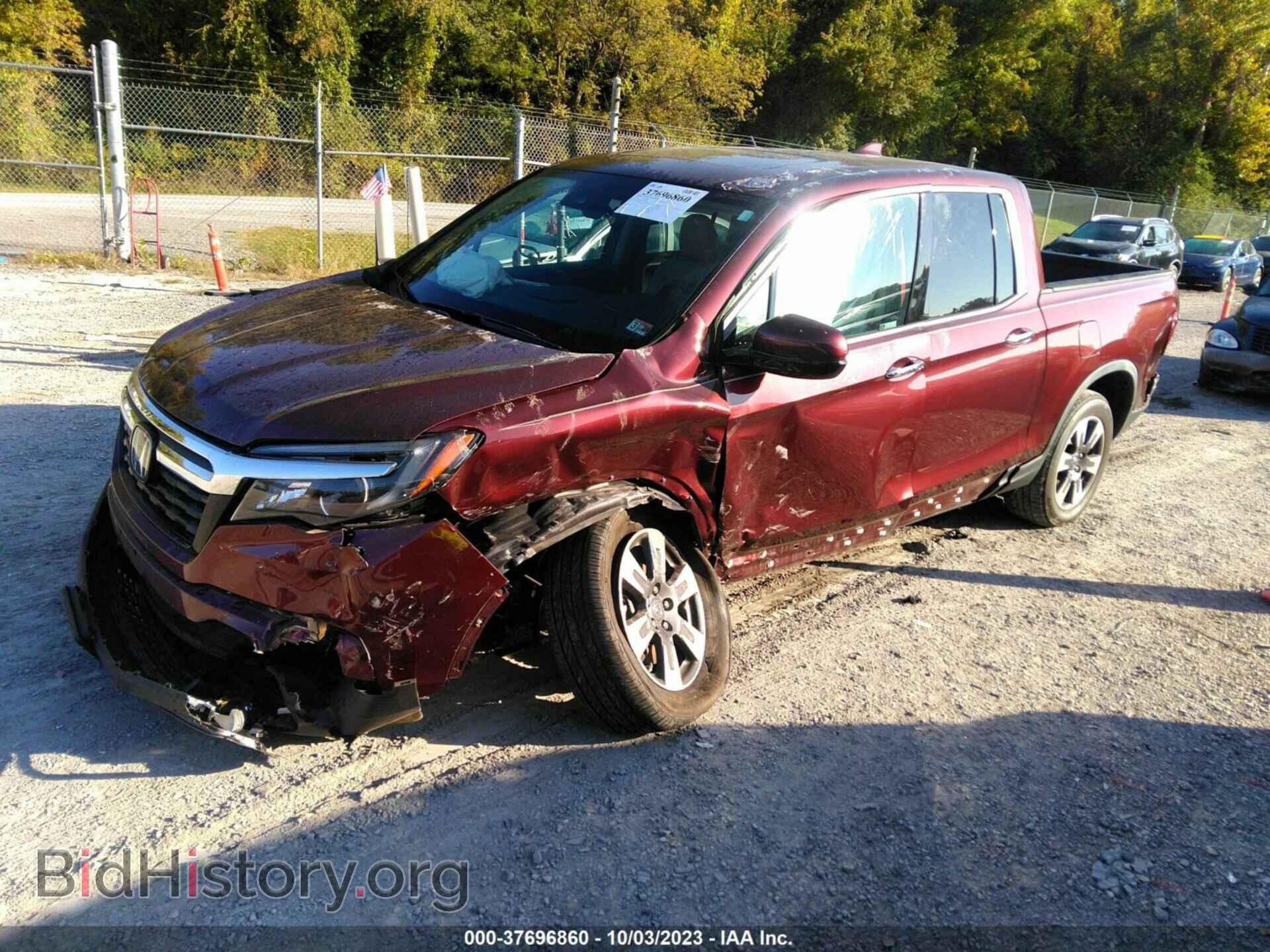 2018 HONDA RIDGELINE - VIN: 5FPYK3F74JB017865 - Фото 2
