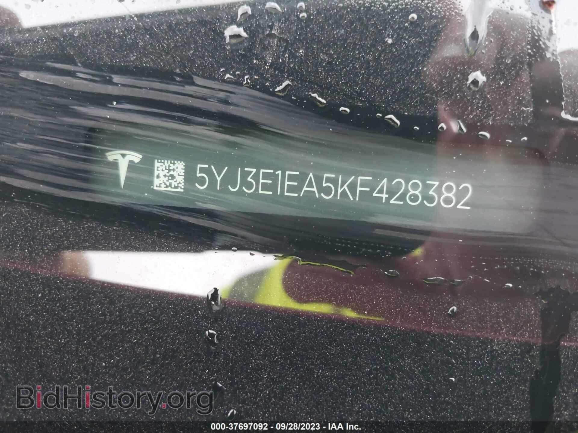 2019 TESLA MODEL 3 - VIN: 5YJ3E1EA5KF428382 - Photo 9