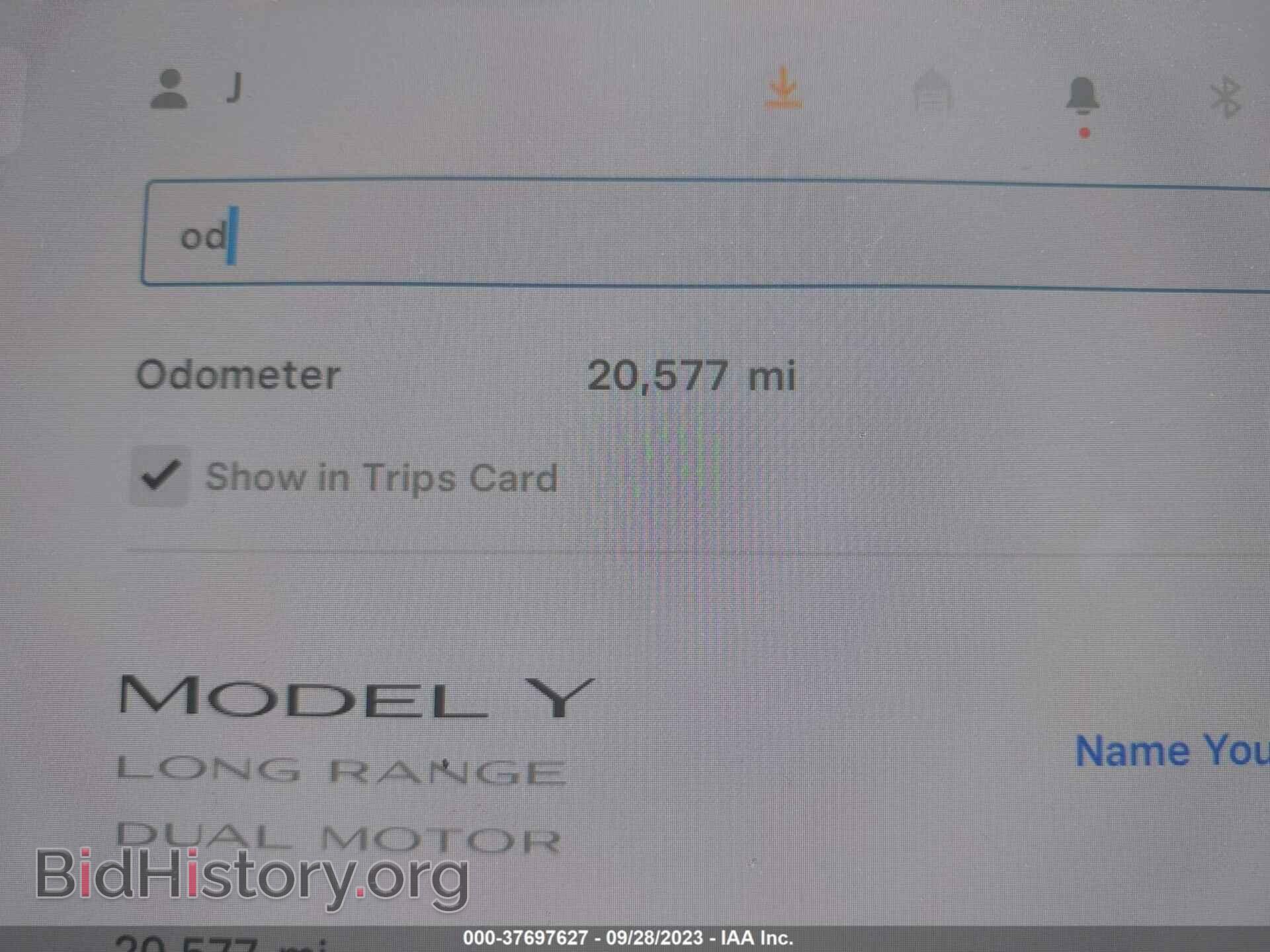 2022 TESLA MODEL Y - VIN: 7SAYGDEEXNF367106 - Photo 13