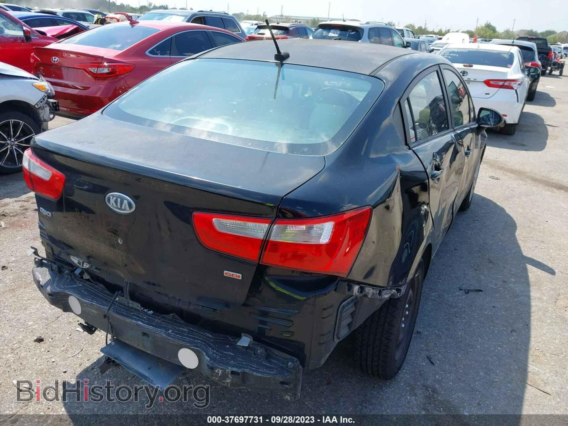 2013 KIA RIO - VIN: KNADM4A37D6105009 - Фото 4