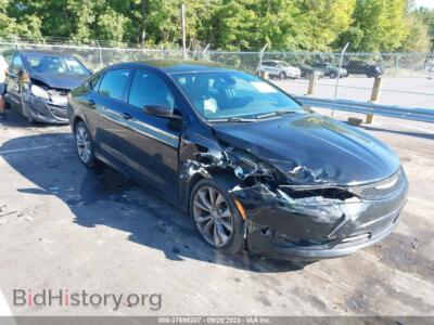 2015 Chrysler 200 S, черный — VIN 1C3CCCBB7FN681844, IAAI