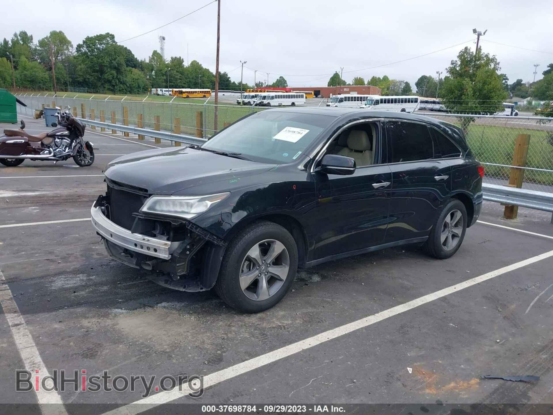2016 ACURA MDX - VIN: 5FRYD3H20GB010357 - Фото 2