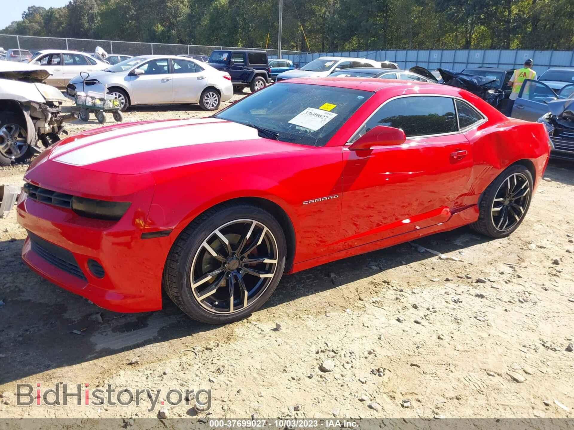 2014 CHEVROLET CAMARO - VIN: 2G1FA1E37E9142223 - Фото 2