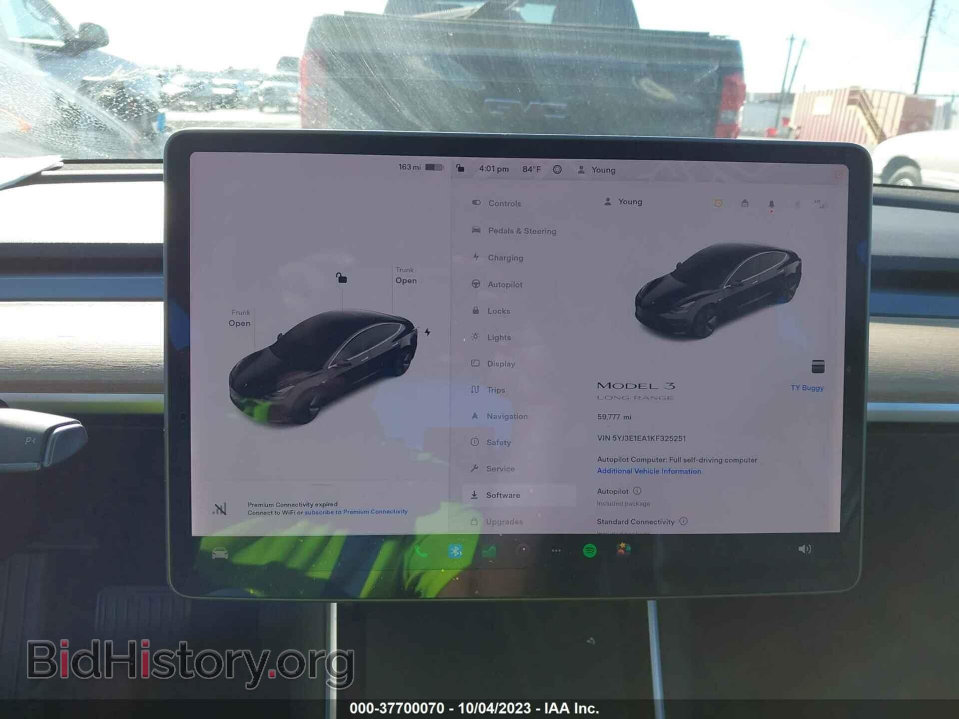 2019 TESLA MODEL 3 - VIN: 5YJ3E1EA1KF325251 - Photo 17