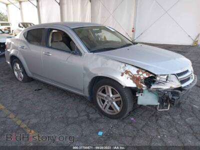 2012 Dodge AVENGER SE, silver — VIN 1C3CDZAB1CN220507, IAAI