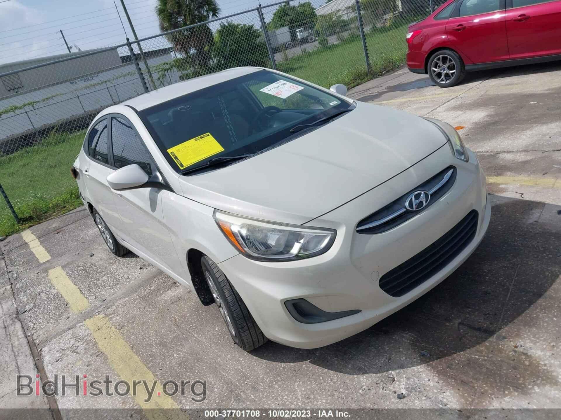 Photo KMHCT4AE5GU972729 - HYUNDAI ACCENT 2016
