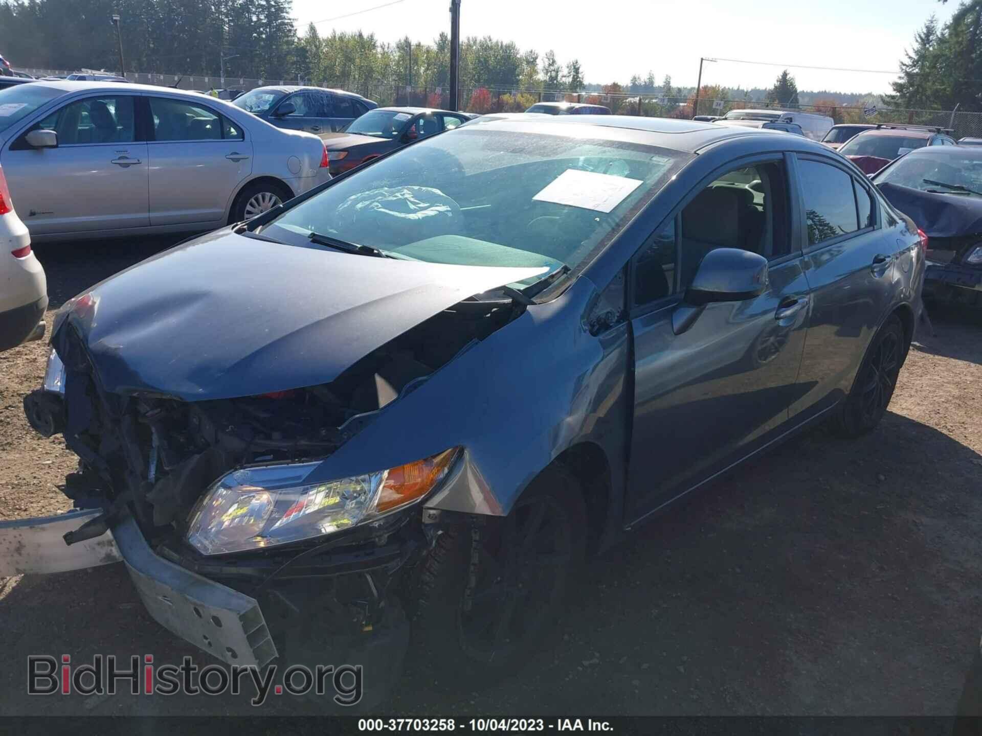 2012 HONDA CIVIC SDN - VIN: 2HGFB2F84CH512181 - Фото 2