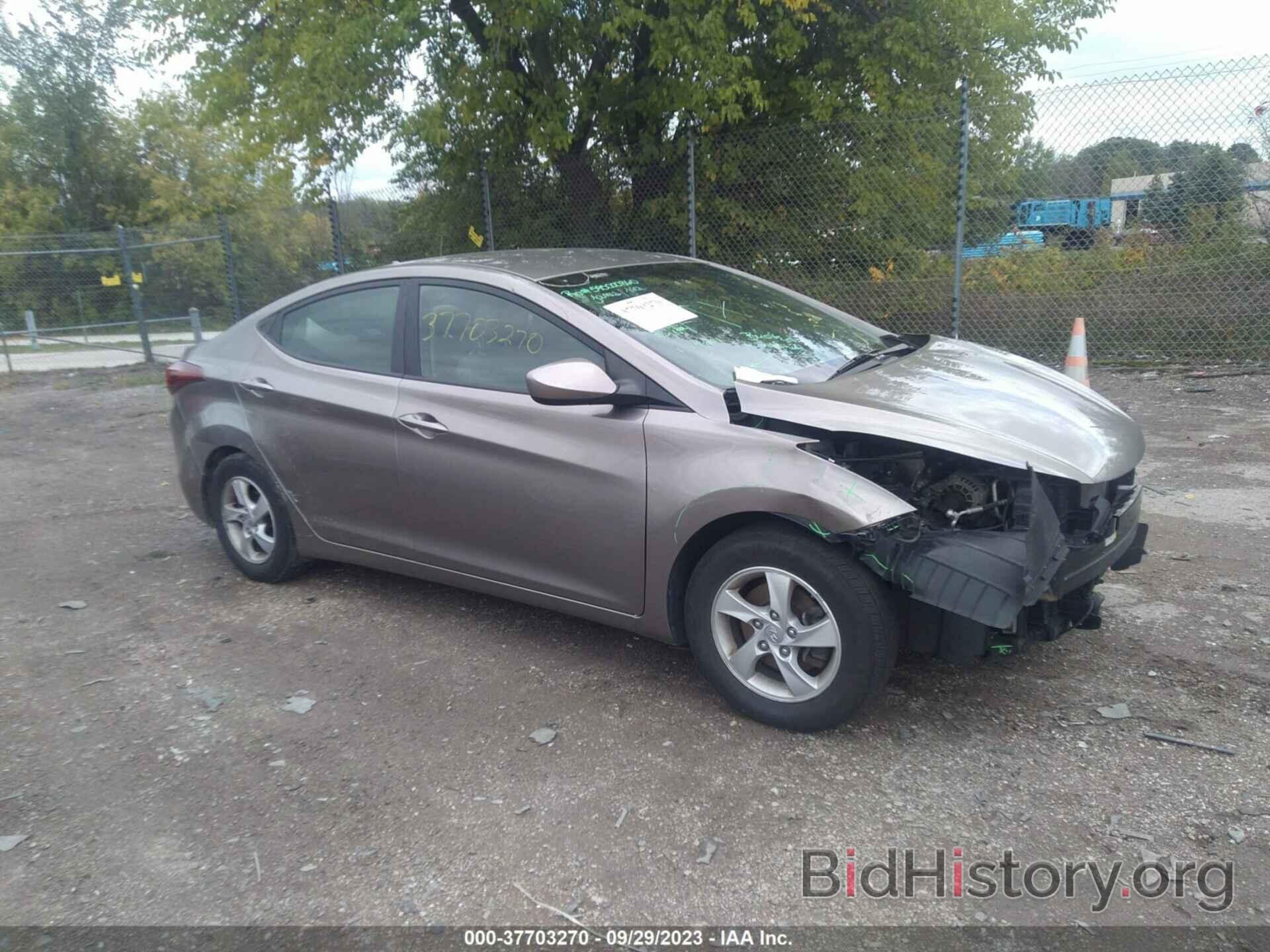 Photo 5NPDH4AE2FH552445 - HYUNDAI ELANTRA 2015