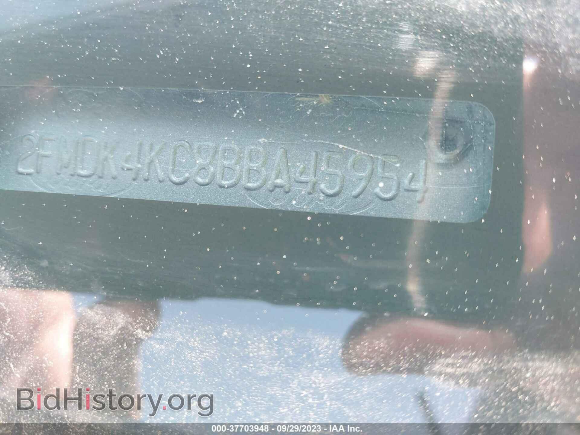 2011 FORD EDGE - VIN: 2FMDK4KC8BBA45954 - Фото 9