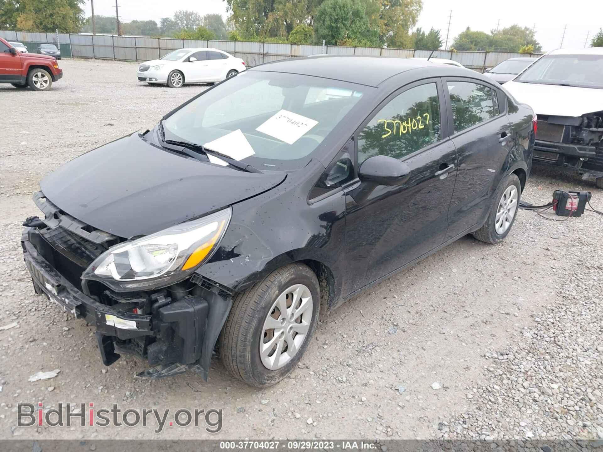 2015 KIA RIO - VIN: KNADM4A36F6445383 - Фото 2
