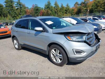 2015 Ford EDGE SEL, серебристый — VIN 2FMTK4J90FBB34845, IAAI