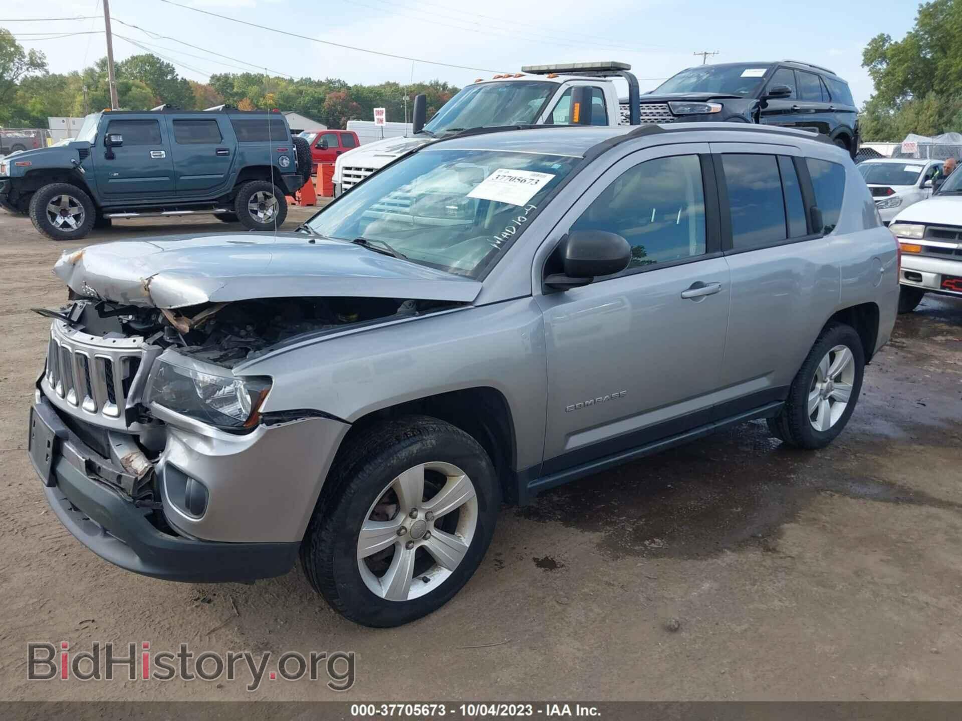 2015 JEEP COMPASS - VIN: 1C4NJDBB2FD395311 - Фото 2