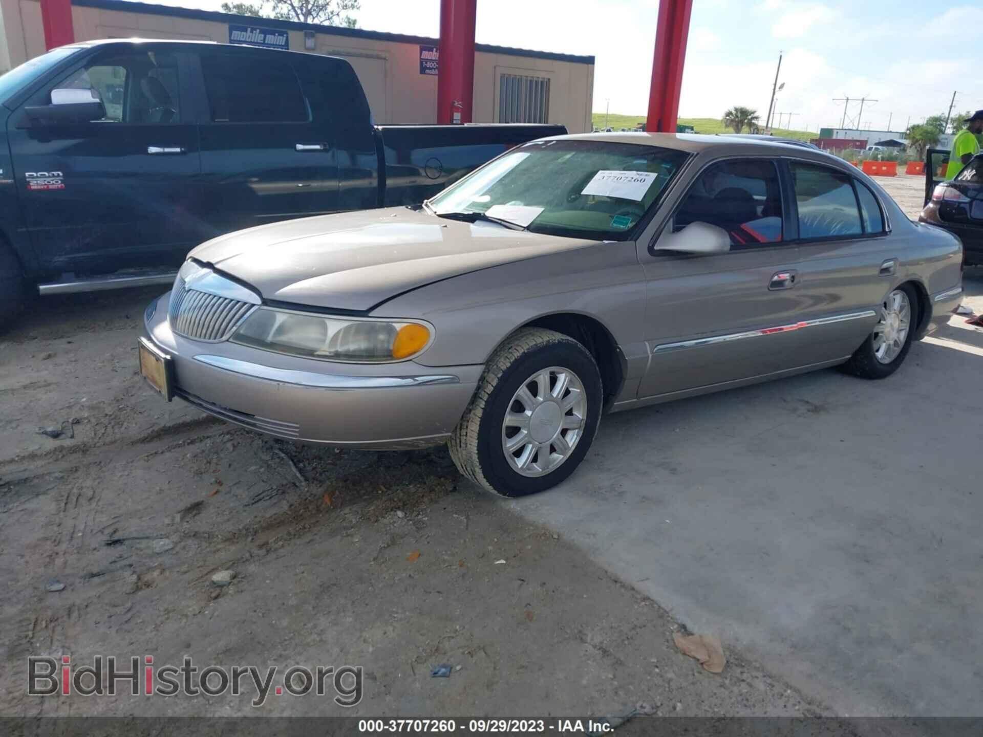 2000 LINCOLN CONTINENTAL - VIN: 1LNHM97V9YY865832 - Фото 2