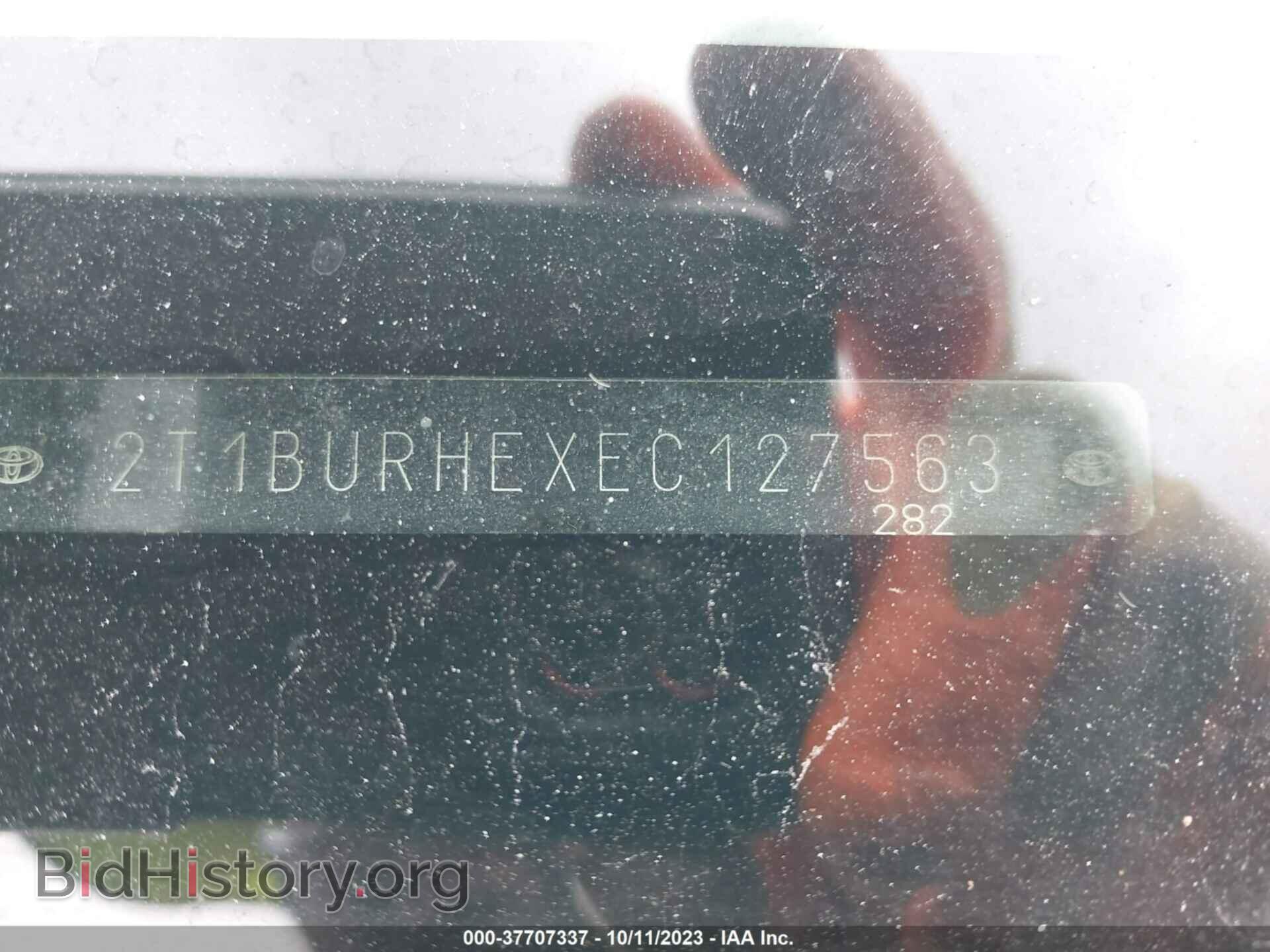 2014 TOYOTA COROLLA - VIN: 2T1BURHEXEC127563 - Фото 9