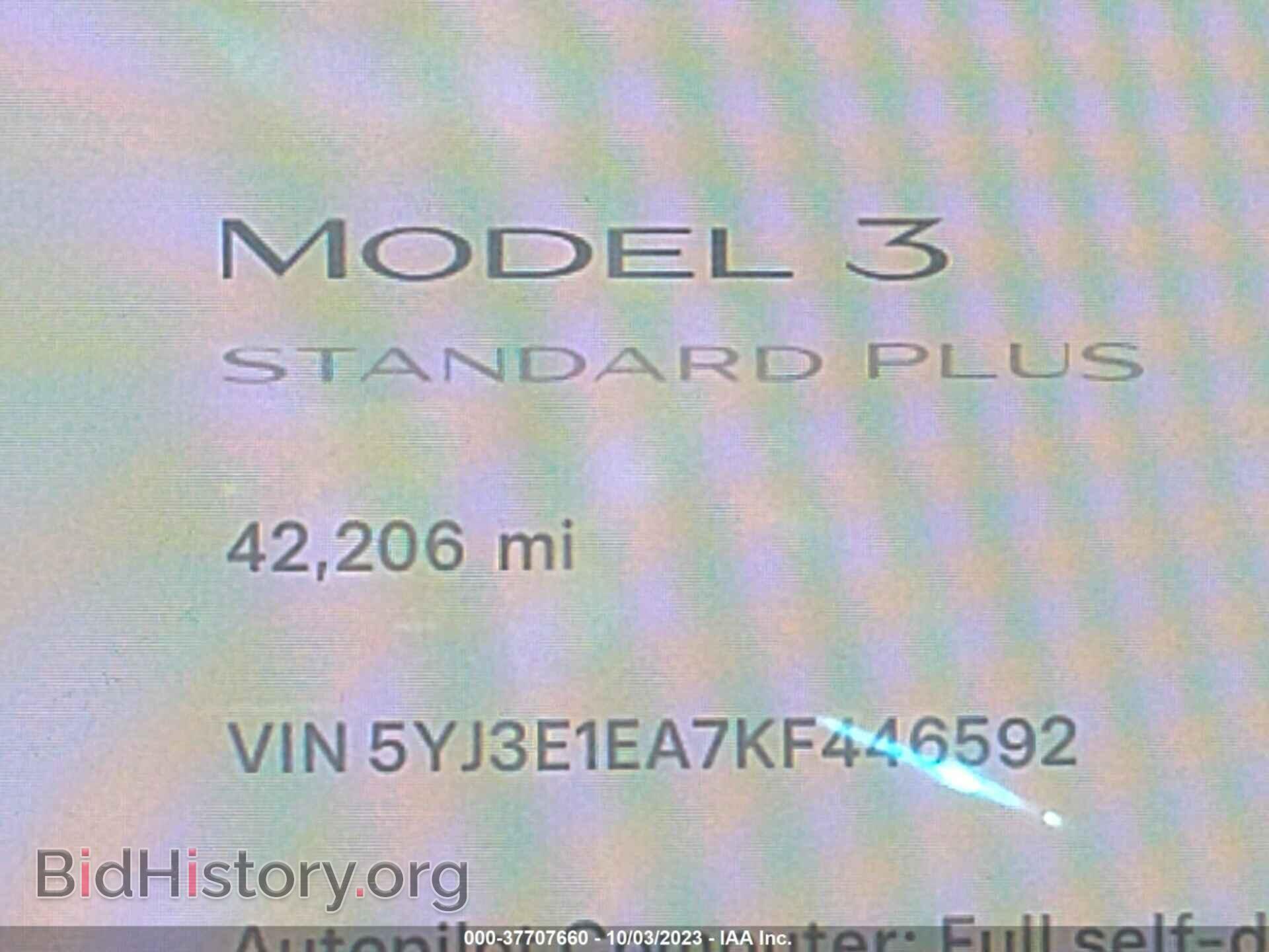 2019 TESLA MODEL 3 - VIN: 5YJ3E1EA7KF446592 - Фото 13
