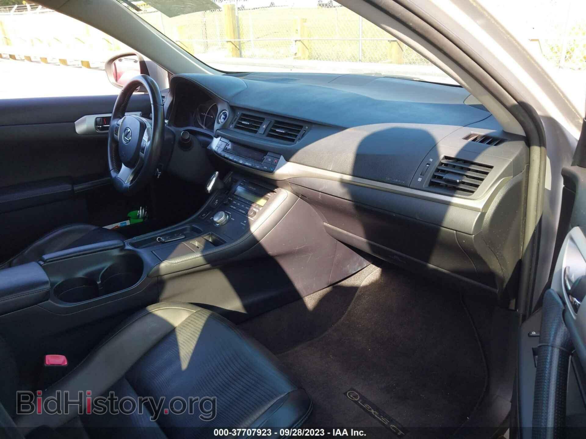 2013 LEXUS CT 200H - VIN: JTHKD5BH4D2153602 - Фото 5