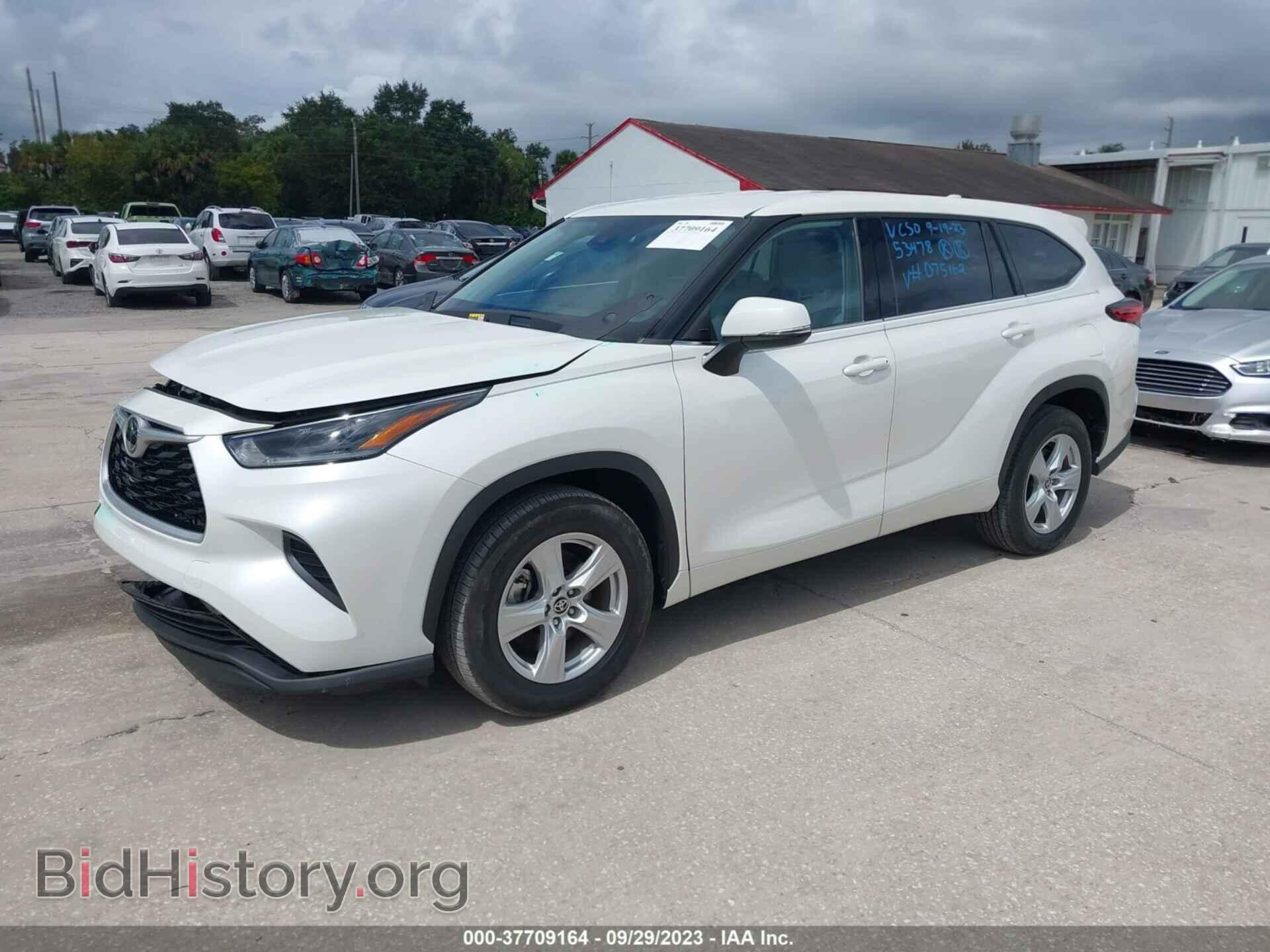 2021 TOYOTA HIGHLANDER - VIN: 5TDCZRAH5MS075162 - Фото 2