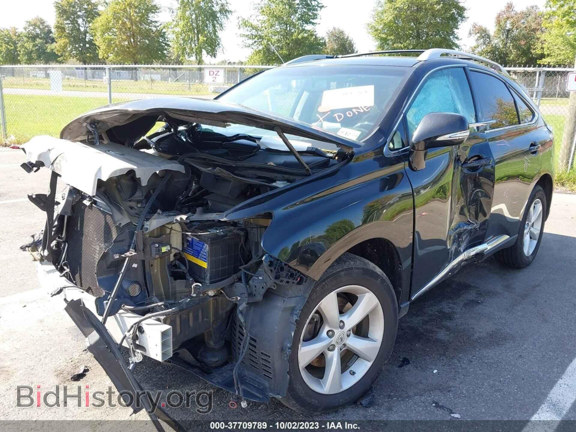 2013 LEXUS RX 350 - VIN: 2T2BK1BA0DC186872 - Фото 2