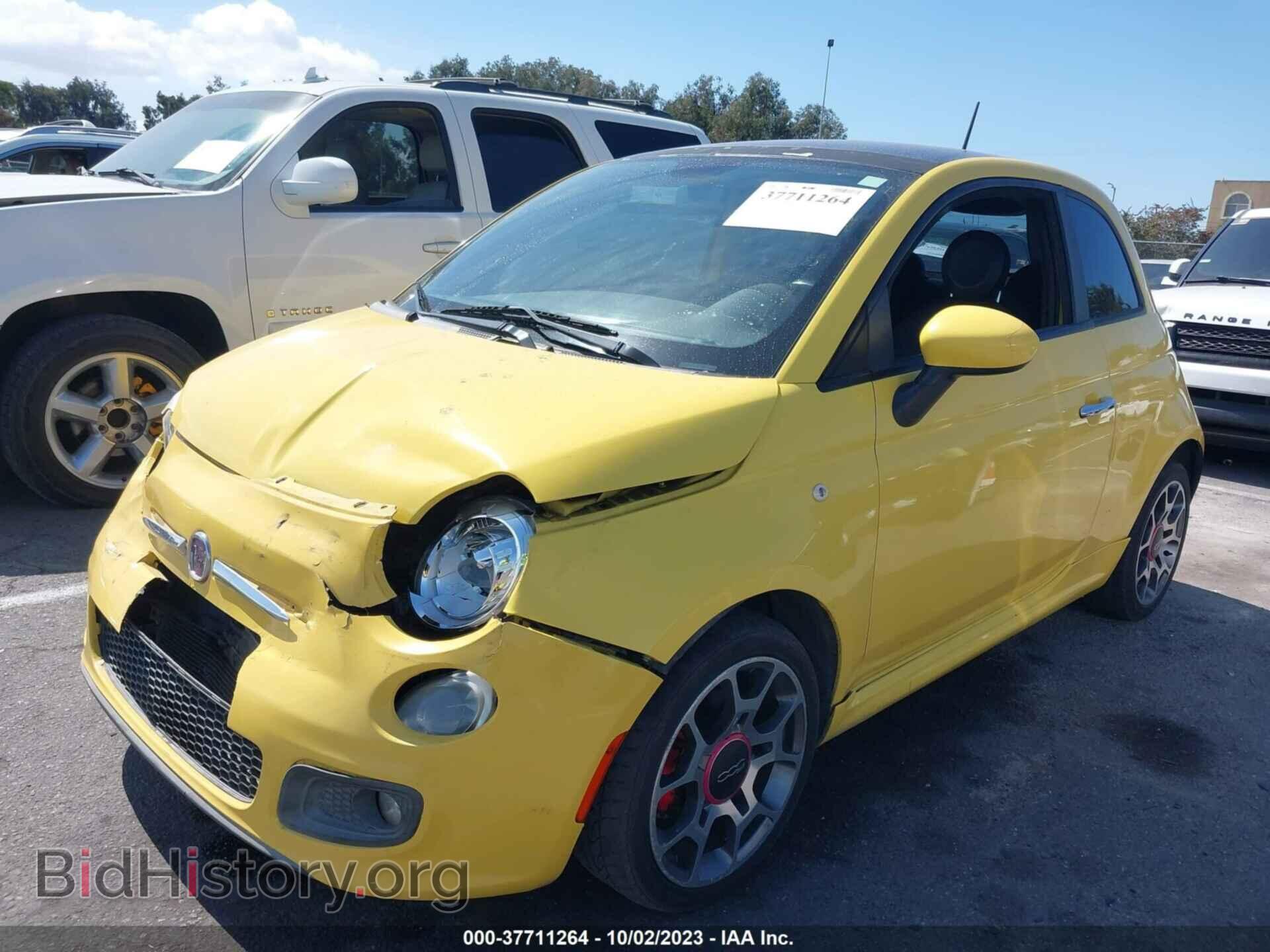2012 FIAT 500 - VIN: 3C3CFFBR3CT112782 - Фото 2