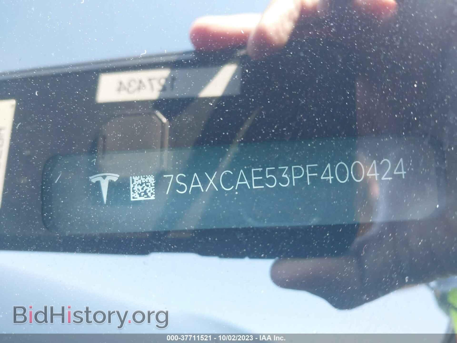 2023 TESLA MODEL X - VIN: 7SAXCAE53PF400424 - Фото 9