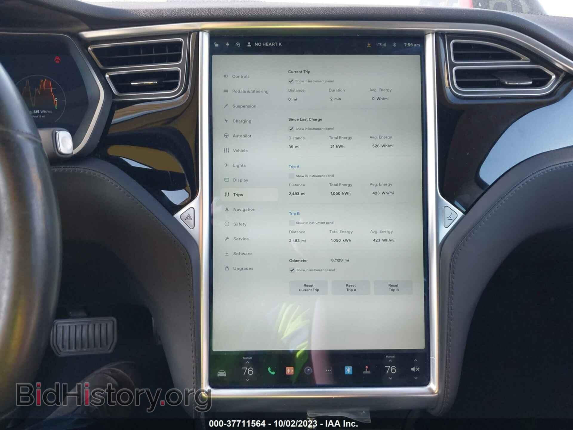 2015 TESLA MODEL S - VIN: 5YJSA1S26FF082255 - Фото 17