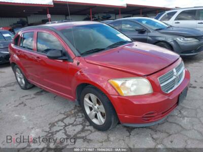 2010 Dodge CALIBER SXT, красный — VIN 1B3CB4HA4AD607347, IAAI