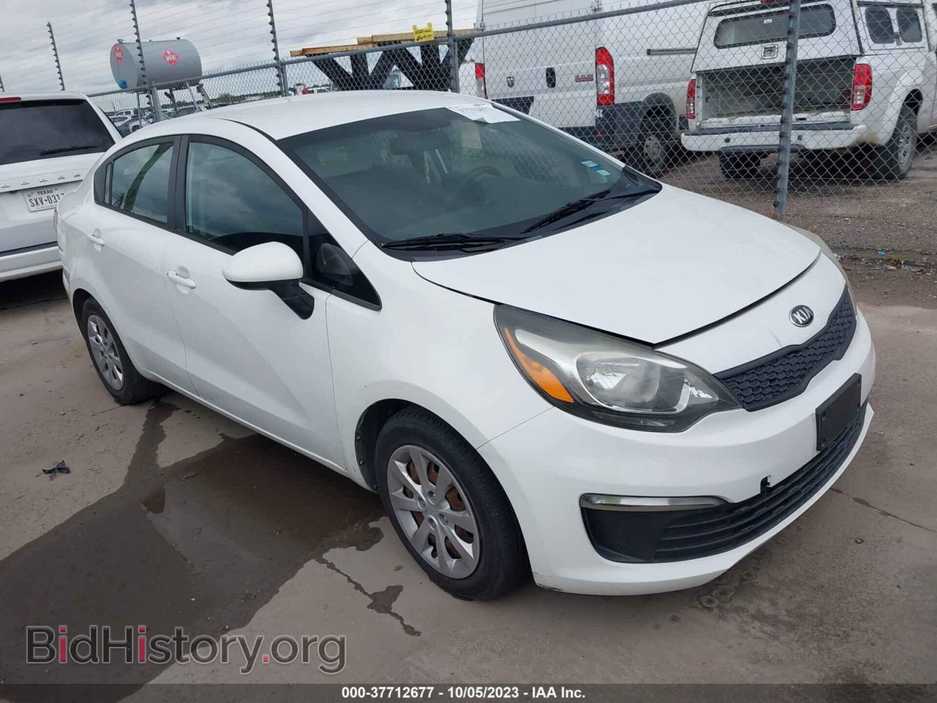 Фотография KNADM4A33G6637104 - KIA RIO 2016