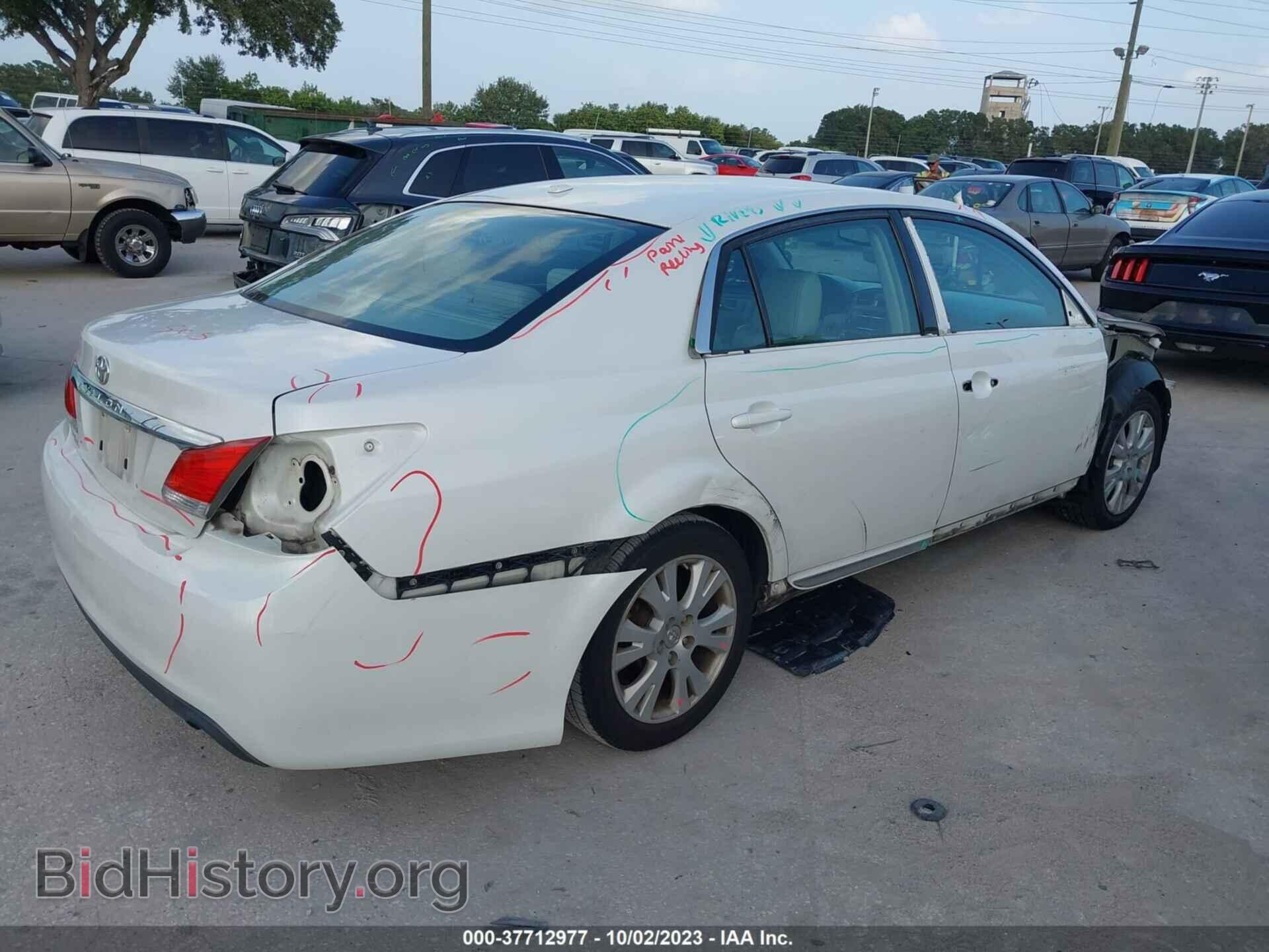 2012 TOYOTA AVALON - VIN: 4T1BK3DB2CU445235 - Фото 4