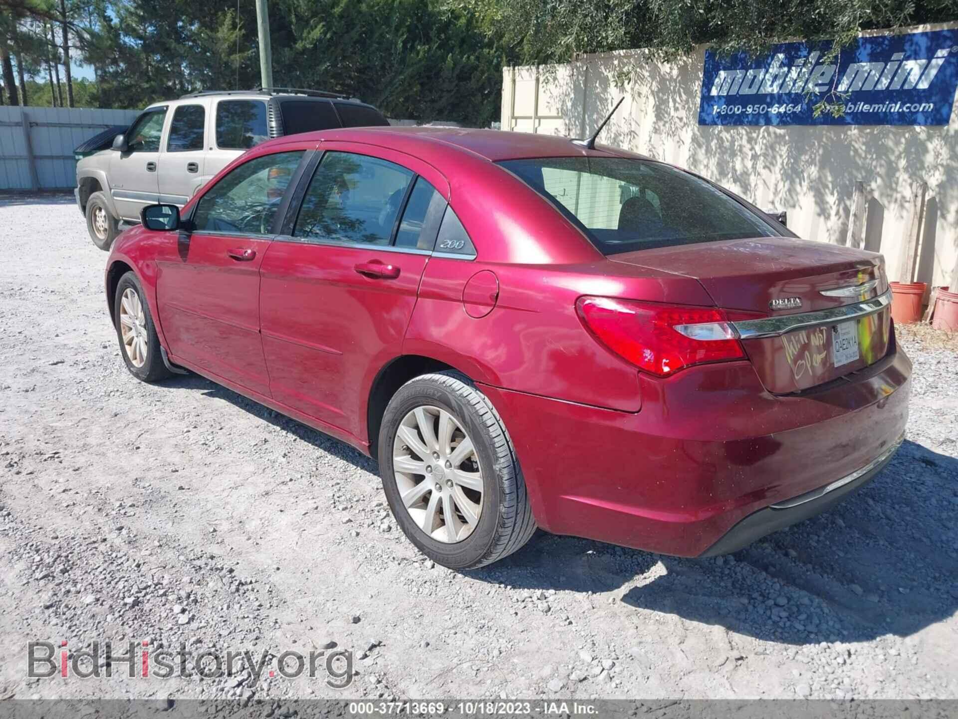 2012 CHRYSLER 200 - VIN: 1C3CCBBBXCN205075 - Фото 3