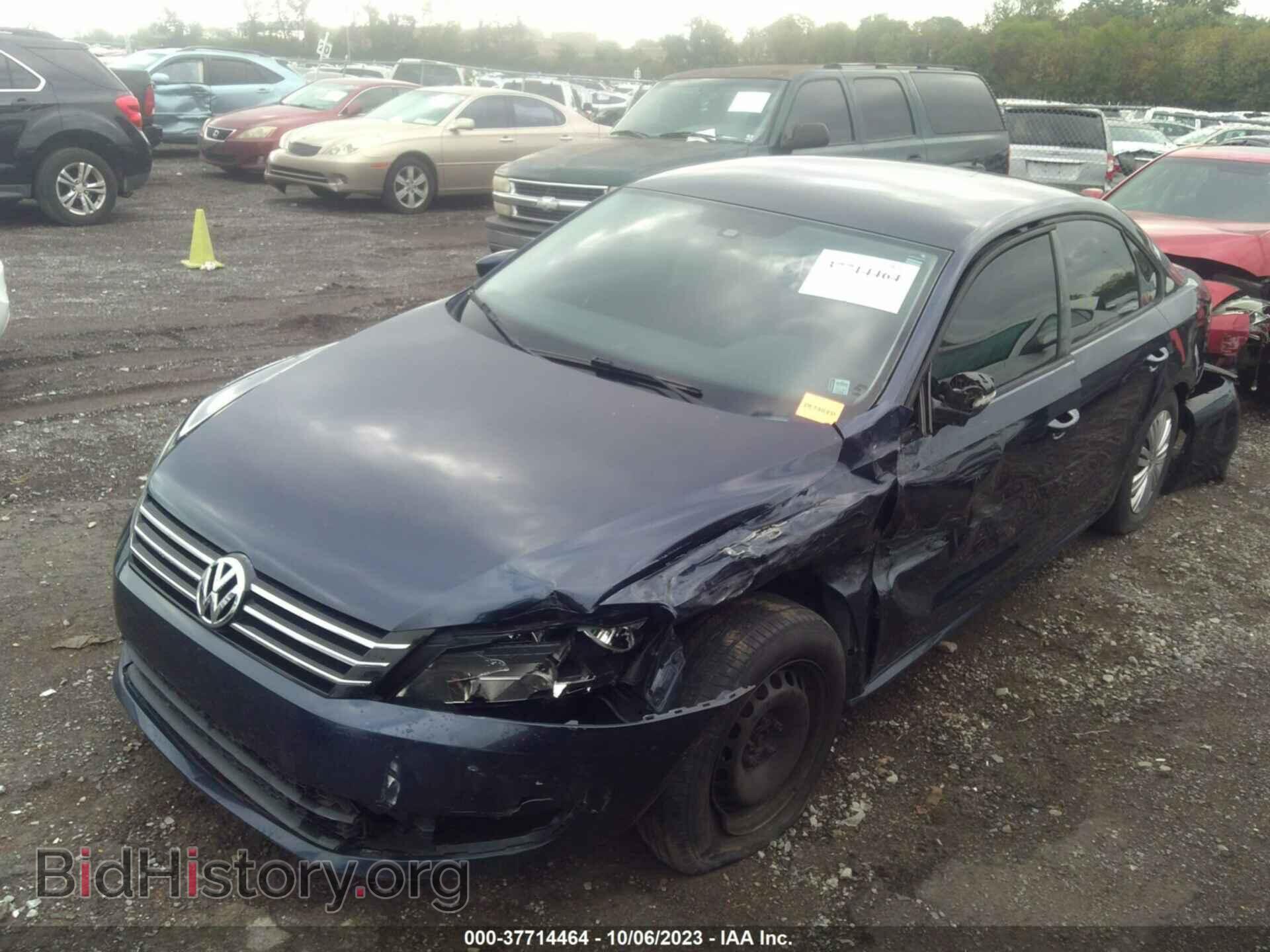 2014 VOLKSWAGEN PASSAT - VIN: 1VWAP7A35EC009006 - Фото 2
