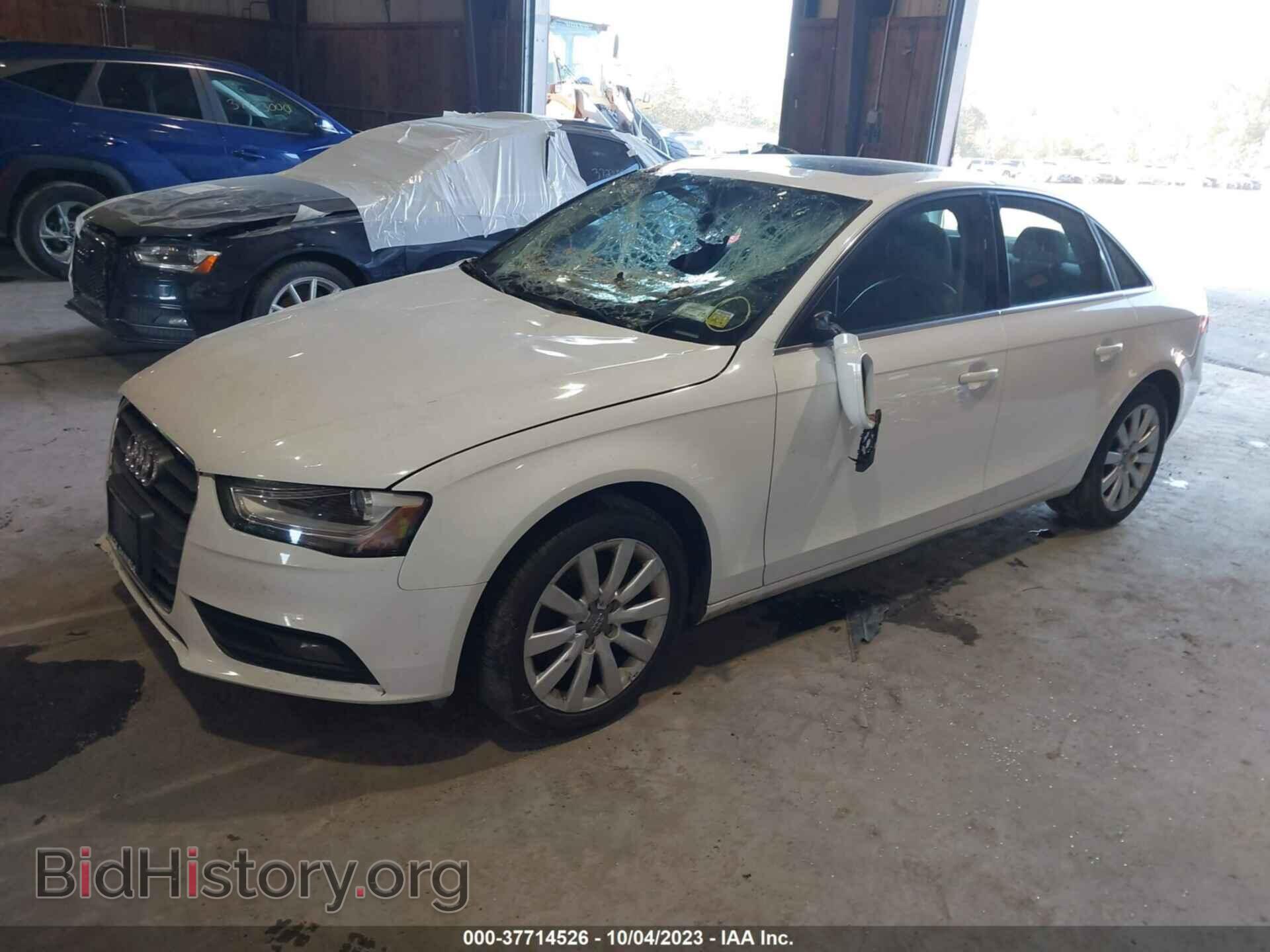 2013 AUDI A4 - VIN: WAUBFAFL3DN037340 - Photo 2