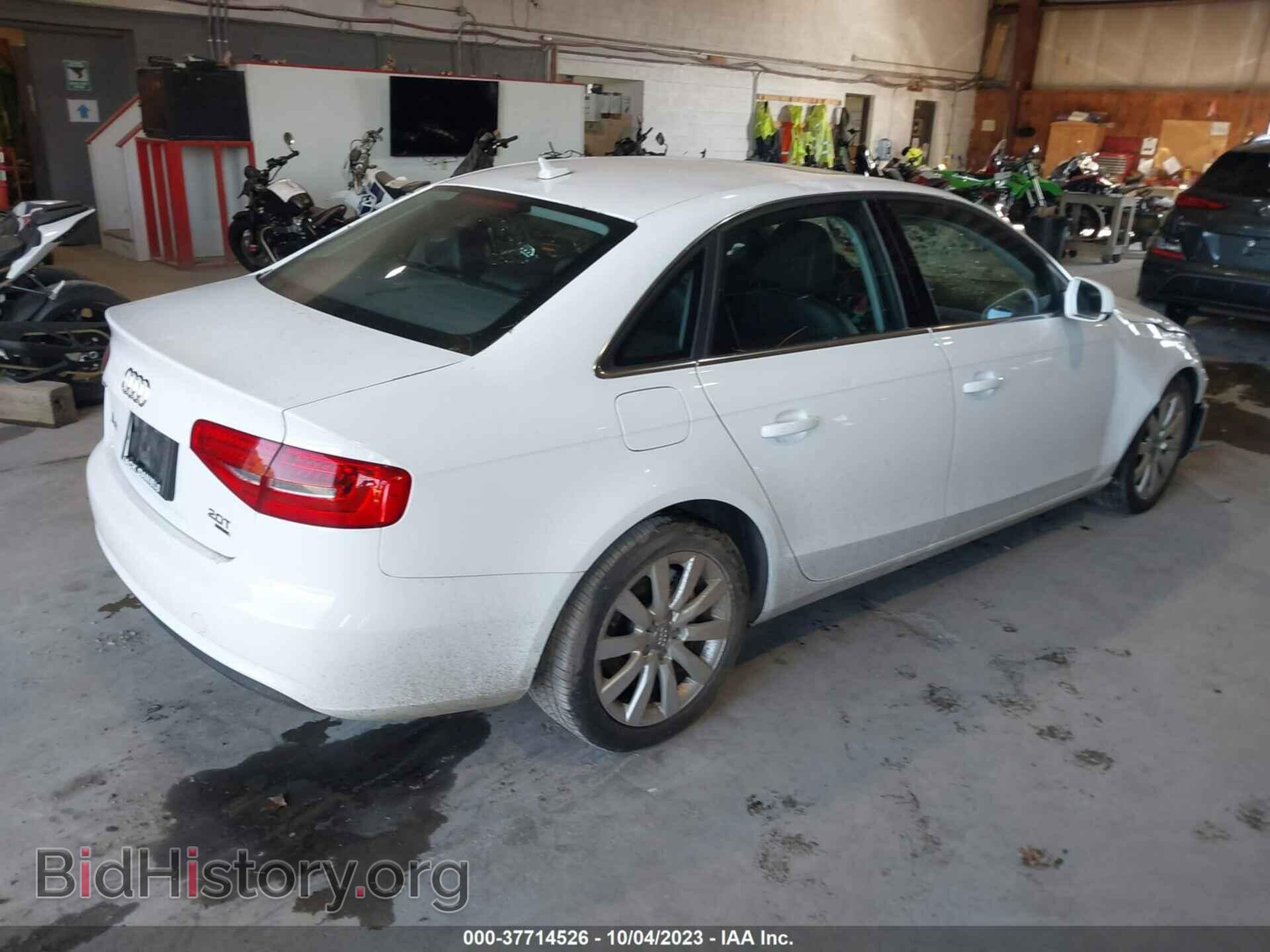 2013 AUDI A4 - VIN: WAUBFAFL3DN037340 - Photo 4