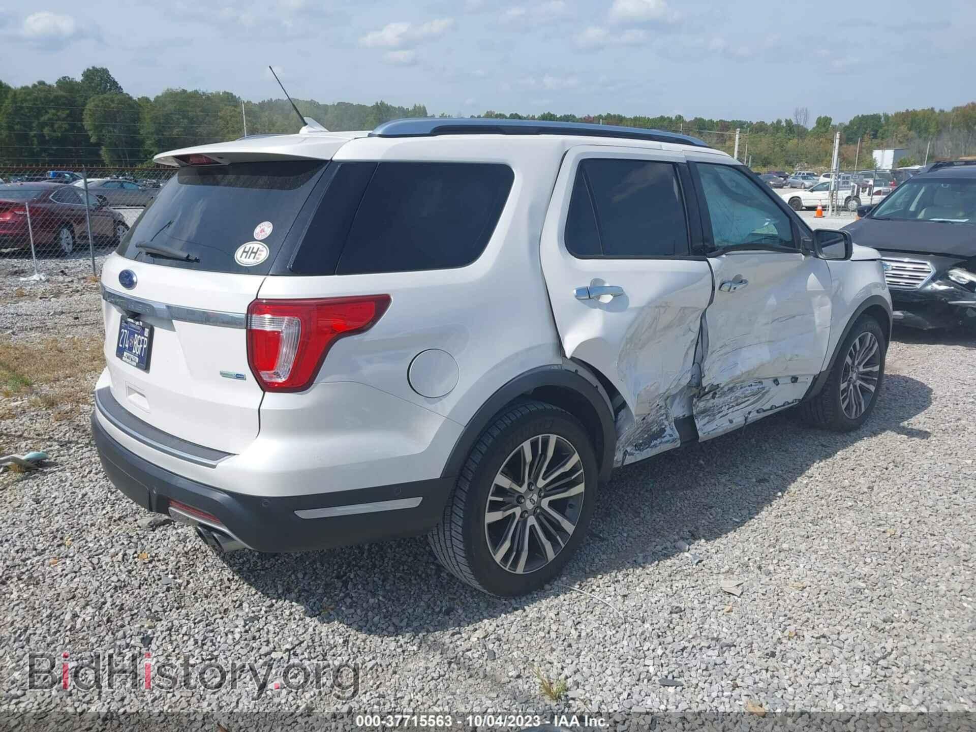 2018 FORD EXPLORER - VIN: 1FM5K8HT3JGB62609 - Фото 4