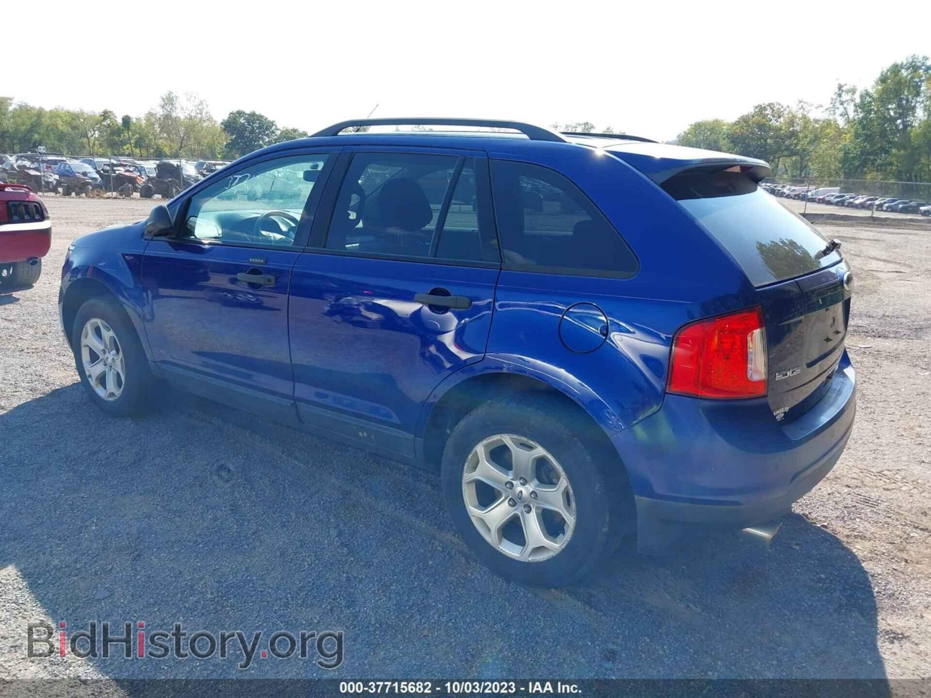 2013 FORD EDGE - VIN: 2FMDK4GC6DBE16962 - Фото 3