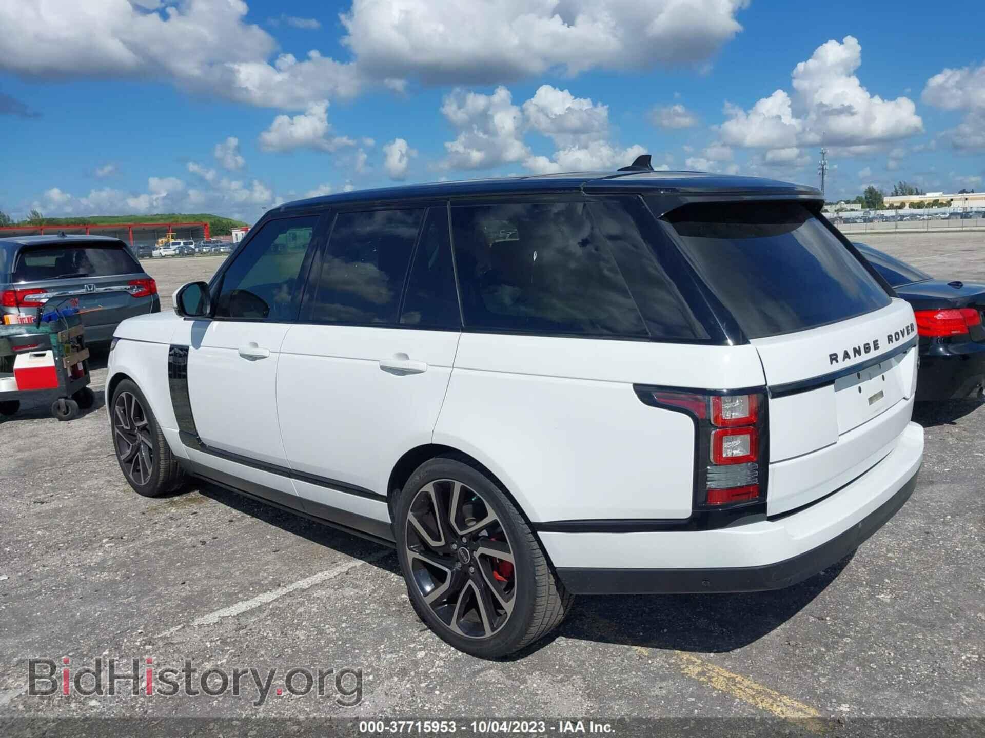 2016 LAND ROVER RANGE ROVER - VIN: SALGS2KFXGA262708 - Фото 3