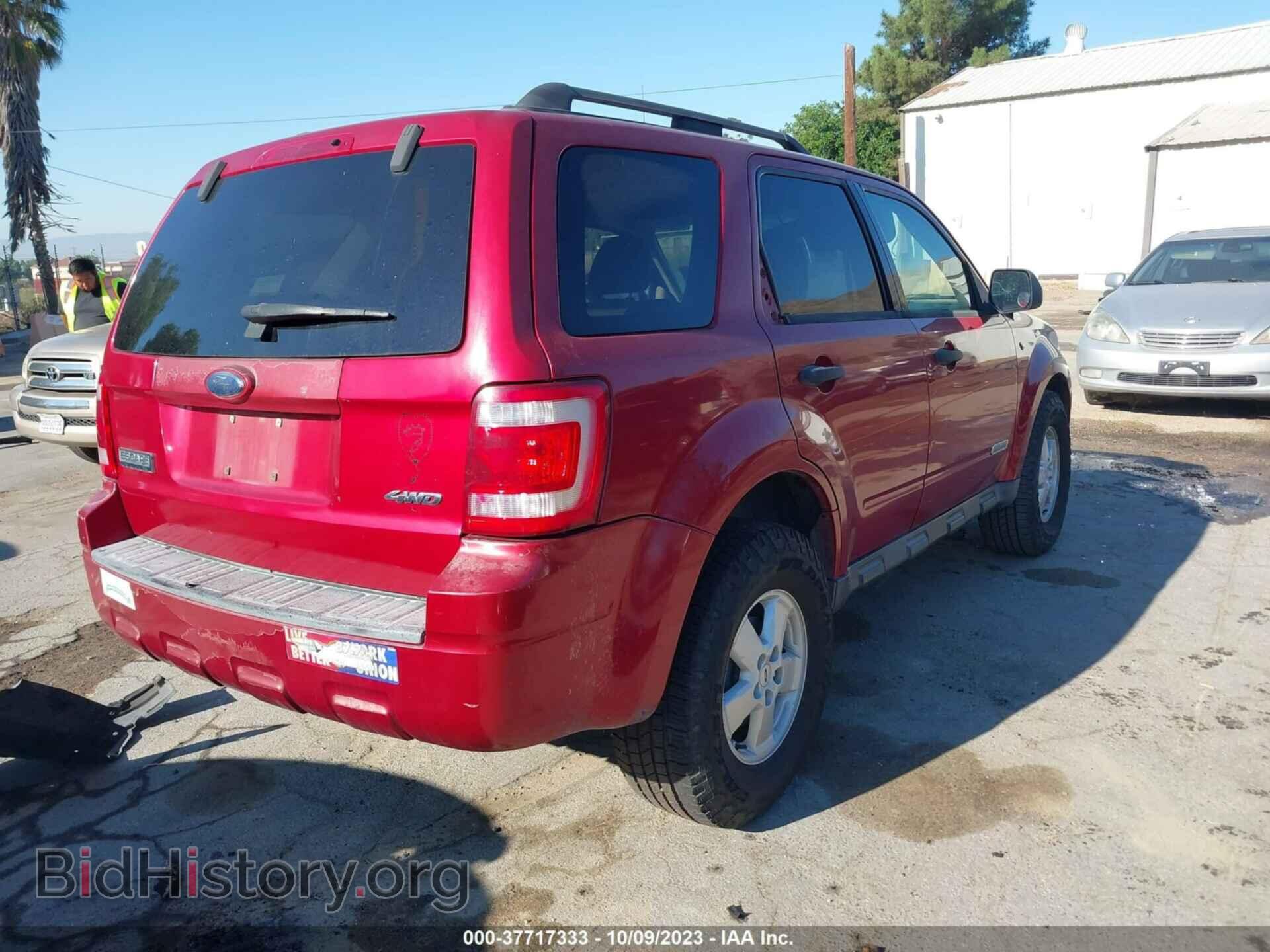 2008 FORD ESCAPE - VIN: 1FMCU93138KD06048 - Фото 4