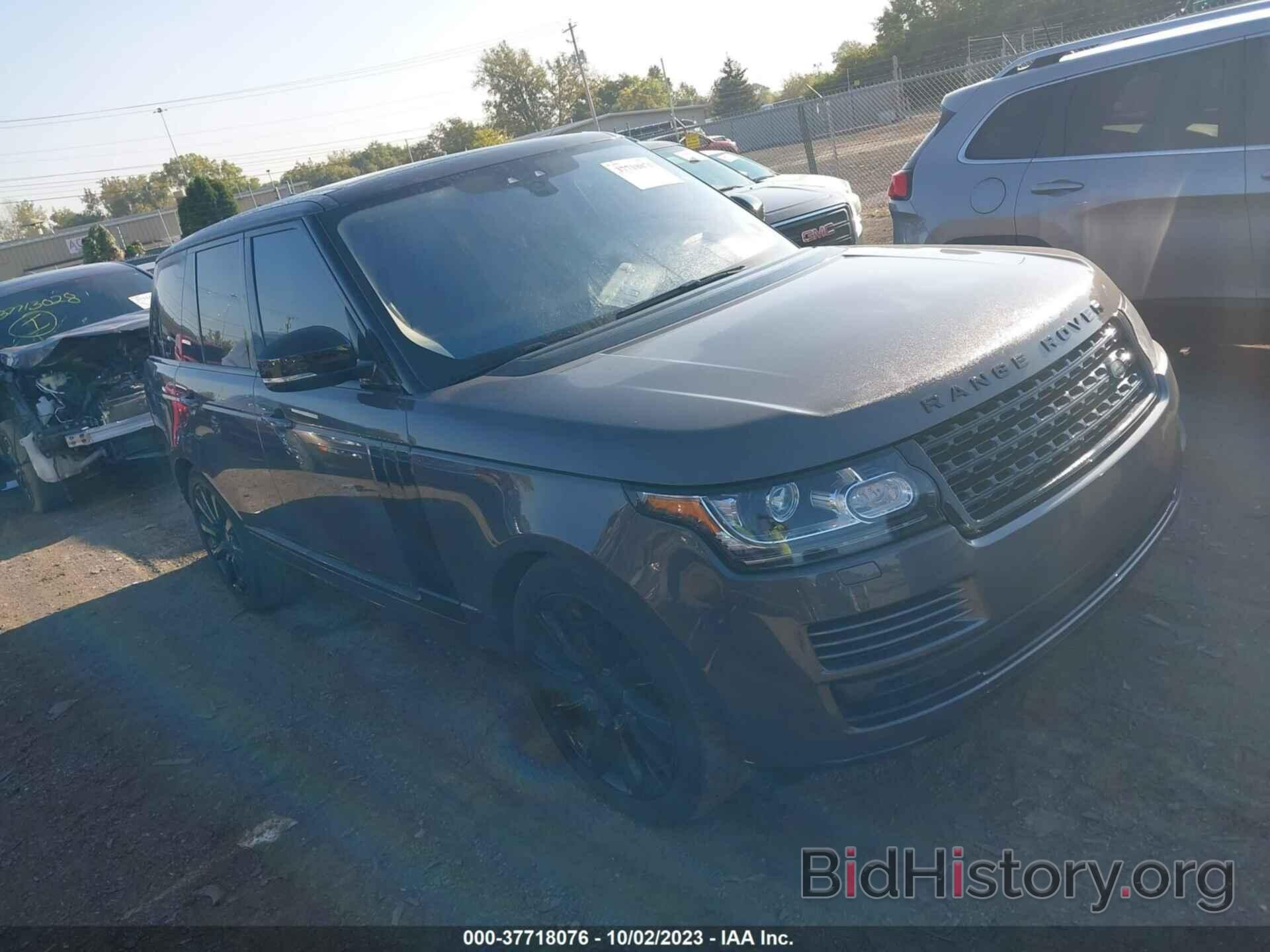 Photo SALGS2FV7HA361506 - LAND ROVER RANGE ROVER 2017